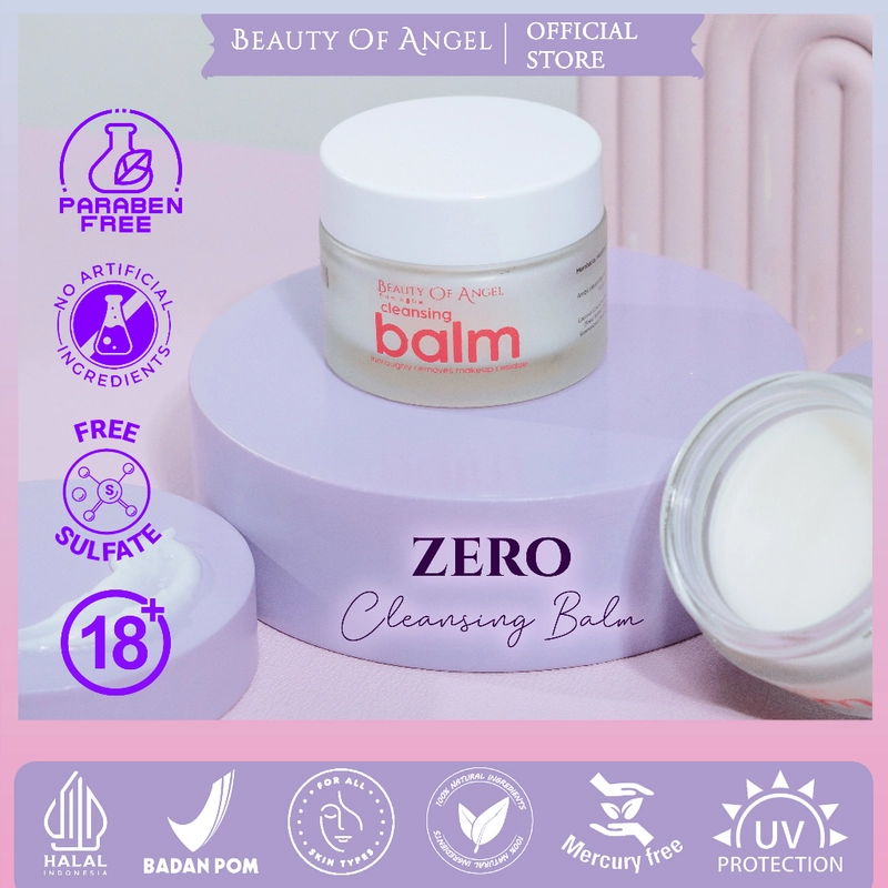 Product image Zero Cleansing Balm 50 ml BOA With Salicylic Acid, Tea Tree dan Centella Pembersih Wajah Make Up Remover Beauty Of Angel all variant all variant